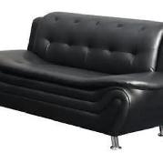 Thick Luxury Pillow Top Tufted Premium Faux Leather Sofa/Couch . - Photo 4