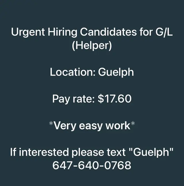 General Labour (Helper)