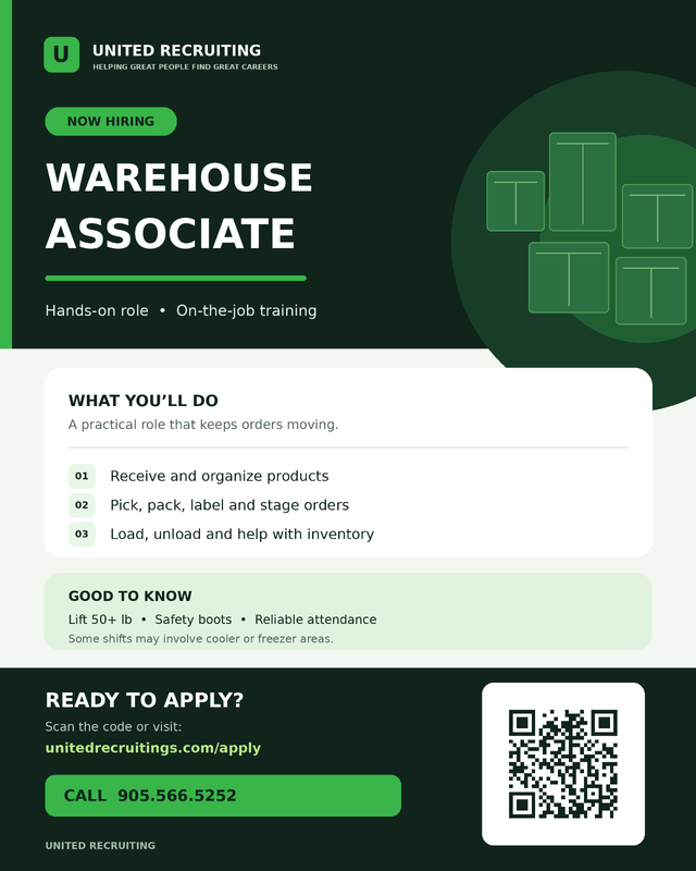 Warehouse Associate