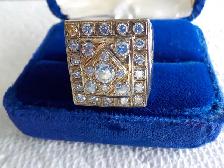 $17,500 APPRAISAL! MENS CUSTOM DIAMOND RING - Photo 2