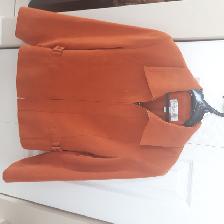 1 BLOUSON NEUF JASMINE SUÈDE ORANGE, GR4à6 FEMME 2 ZIPPER $15.00 - Photo 2