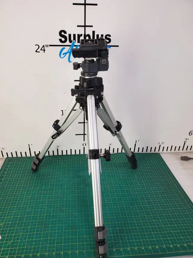 SLIK 88N 88-N Adjustable Aluminum Tripod with Pan Tilt Head