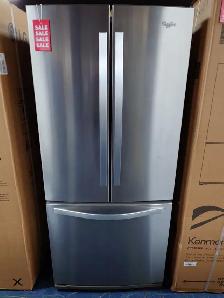 Whirlpool '30' Stainless Steel French Door Fridge on Sale‼️
