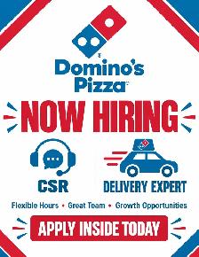 Hiring customers service, Delivery drivers and shift runners