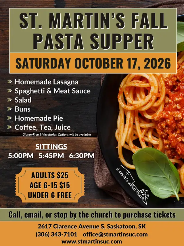 St. Martin's Fall Pasta Supper