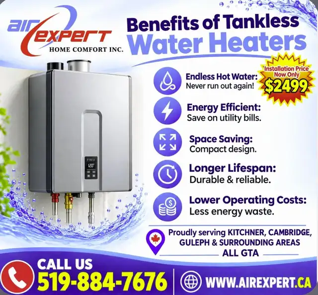 WATER HEATER WATER HEATER TANKLESS WATER HEATER INSTALLED