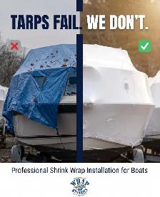 Boat Heat Shrink Wrap Calgary