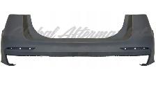 Ford Fusion Hybrid 2019-2020 Bumper Rear Primed Without Sensor - Photo 3