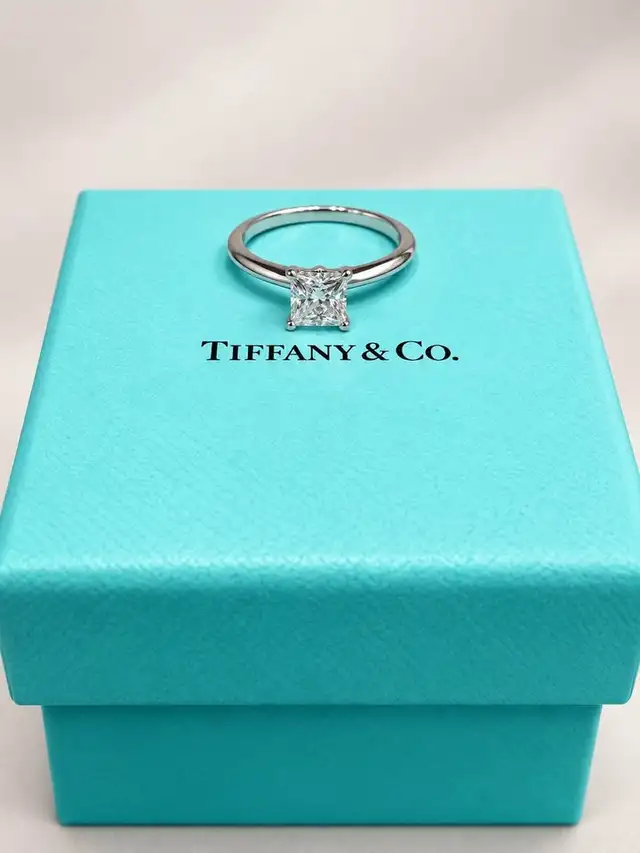 Tiffany & Co Platinum Solitaire Engagement Ring