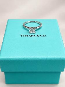 Tiffany & Co Platinum Solitaire Engagement Ring