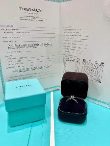 Tiffany & Co Platinum Solitaire Engagement Ring - Photo 2