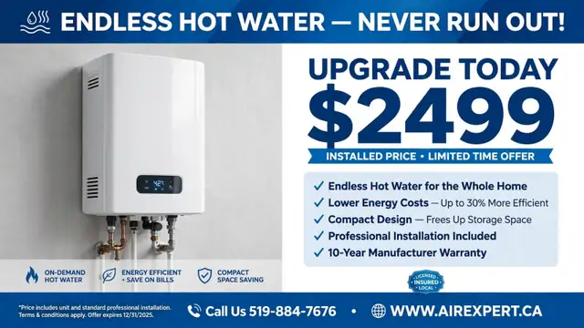 WATER HEATER WATER HEATER TANKLESS WATER HEATER INSTALLED