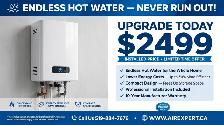 WATER HEATER WATER HEATER TANKLESS WATER HEATER INSTALLED