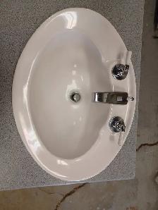 Double White Bathroom Vanity - Photo 2