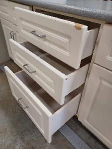 Double White Bathroom Vanity - Photo 4