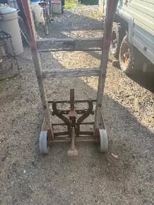 Vintage activated ice block hand truck - Photo 2