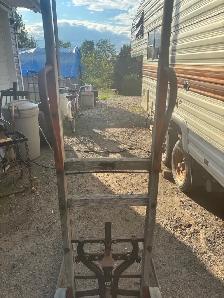 Vintage activated ice block hand truck - Photo 6