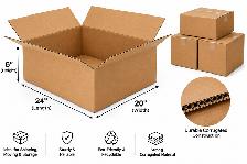 24x20x6 Cardboard Pack Mailing Shipping Corrugated Boxe-32 ECT