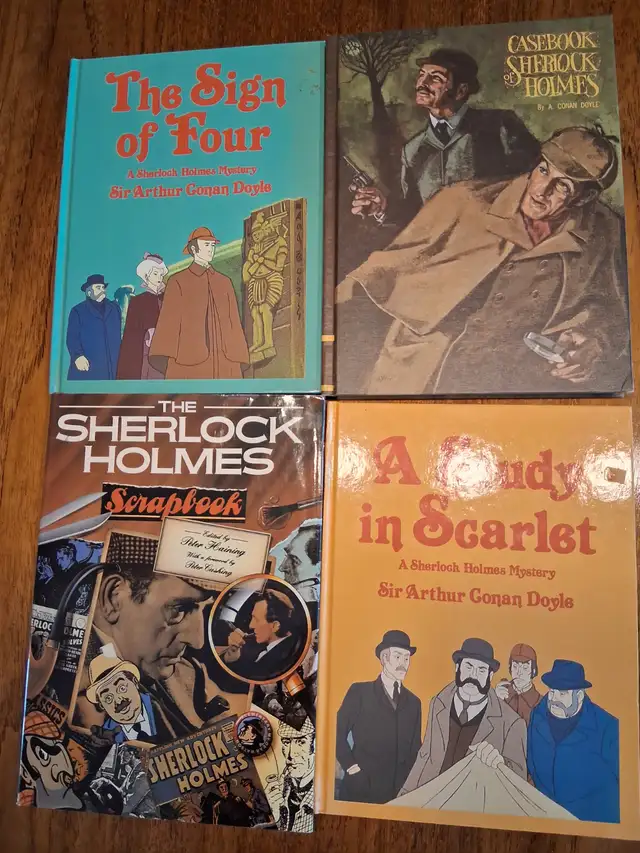 EIGHT SHERLOCK HOLMES BOOKS