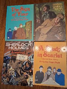 EIGHT SHERLOCK HOLMES BOOKS