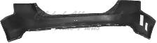 Ford Focus 2012-2014 Bumper Rear Primed Sdn Without Sensor Hole