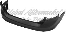 Ford Focus 2012-2014 Bumper Rear Primed Sdn Without Sensor Hole - Photo 4