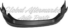 Ford Focus 2012-2014 Bumper Rear Primed Sdn Without Sensor Hole - Photo 5