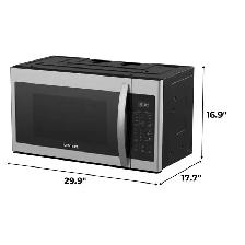 NEW 30" Kenmore Over the Range Microwave (Stainless Steel)1.7 CF - Photo 3