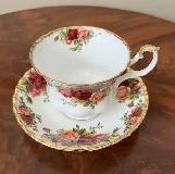 6 Piece Set Royal Albert Old Country Roses Bone China - Photo 3