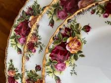 6 Piece Set Royal Albert Old Country Roses Bone China - Photo 6