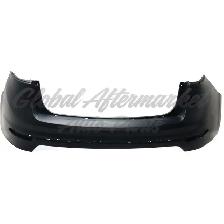 Ford Fiesta Sedan 2014-2019 Bumper Rear Primed Without Sensor