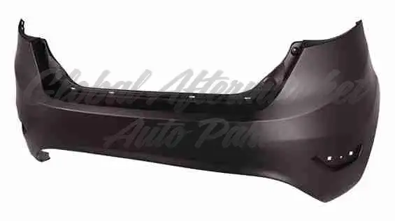 Ford Fiesta Hatchback 2011-2019 Bumper Rear Primed Without