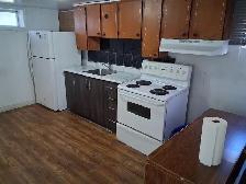 One Full Size Bedroom Basement Apartment Available In Malton NOW