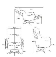 Brand New Power Swivel Recliner  with USB Charging Special  $419 - Photo 6