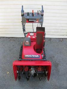 Souffleuse HONDA HSS724ACT Snowblower Souffleur chenilles - Photo 5