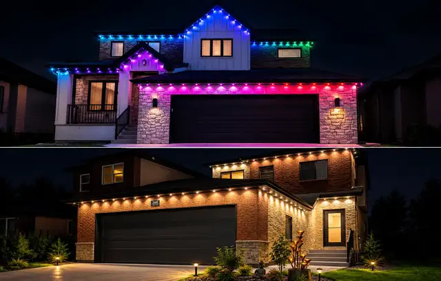 Govee exterior permanent lighting