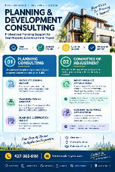 Need a Minor Variance or Committee of Adjustment consultant?