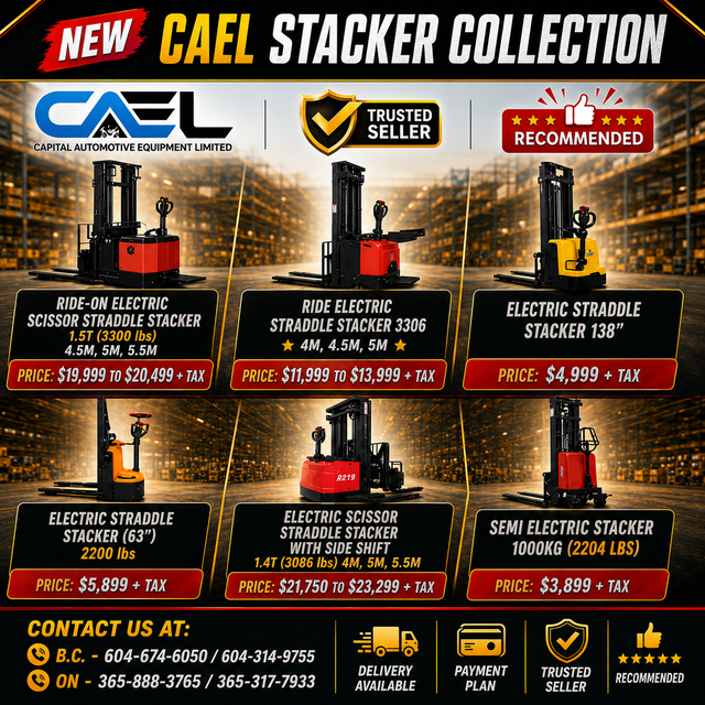 Finance!New CAEL Stacker Collection –WARRANTY INCLUDED