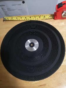 Vintage Rubber Record Player Slip Mat