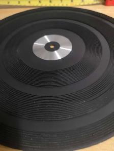 Vintage Rubber Record Player Slip Mat - Photo 2