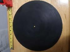Vintage Rubber Record Player Slip Mat - Photo 3