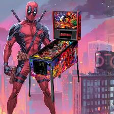 Deadpool & Avengers Premium Pinball — In Stock | T3Z