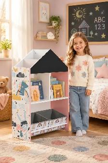 Brand New Kids House-Shaped Bookcase Storage Bin Special $49 - Photo 5