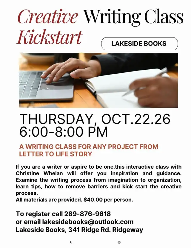 Writing Class in Ridgeway