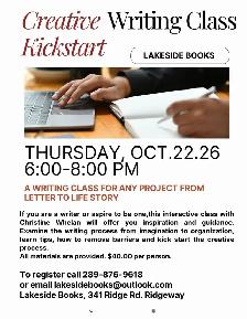 Writing Class in Ridgeway