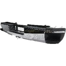 Gmc Pickup Gmc Sierra 2015-2019 Bumper Rear Assembly Chrome - Photo 3