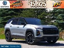 2027 Chevrolet Equinox AWD RS- Sun Conv/Tech Pkg - Pano Sunroof