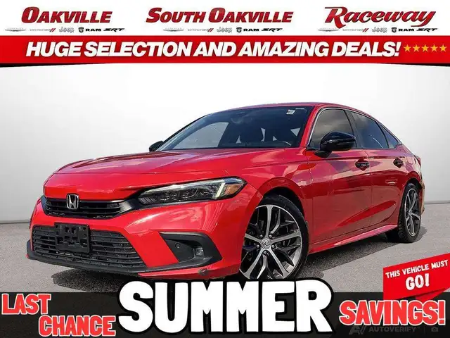 2022 Honda Civic TOURING | CLEAN CARFAX | NO ACCIDENTS |