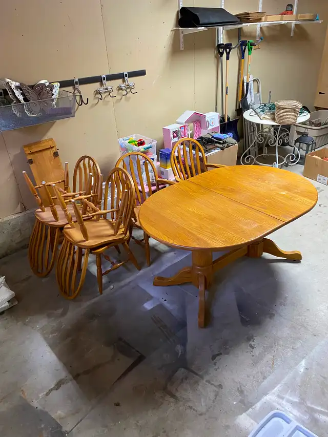Oak Table and Chairs