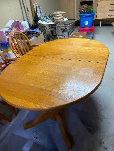 Oak Table and Chairs - Photo 2